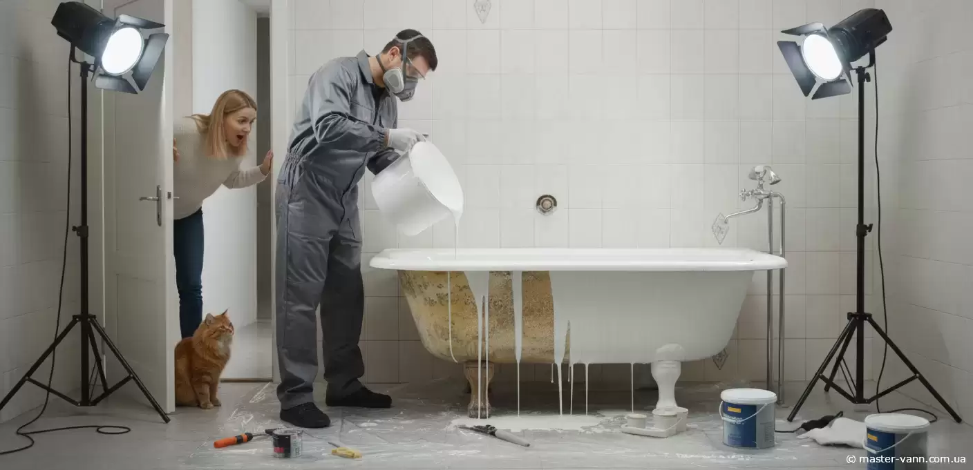 Реставрація ванн акрилом в Києві