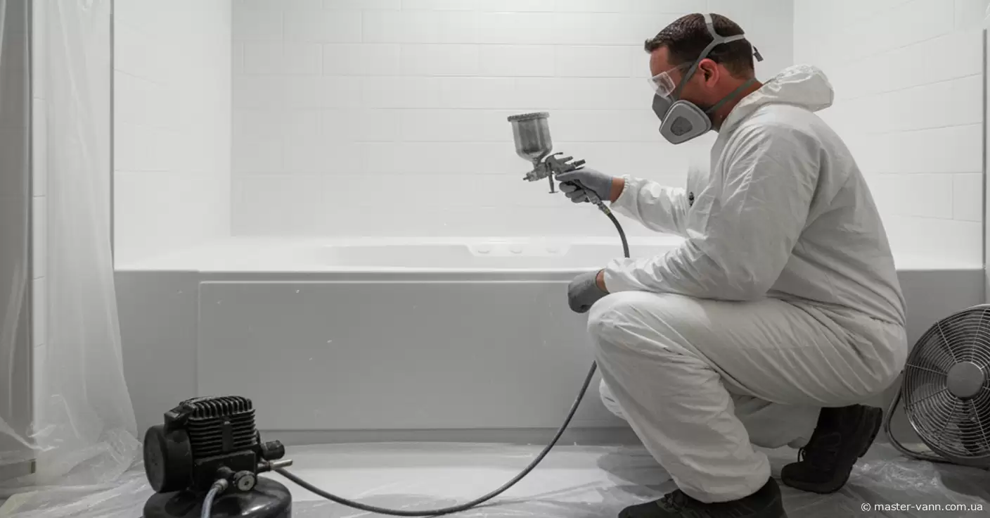 Емалювання ванни в Києві