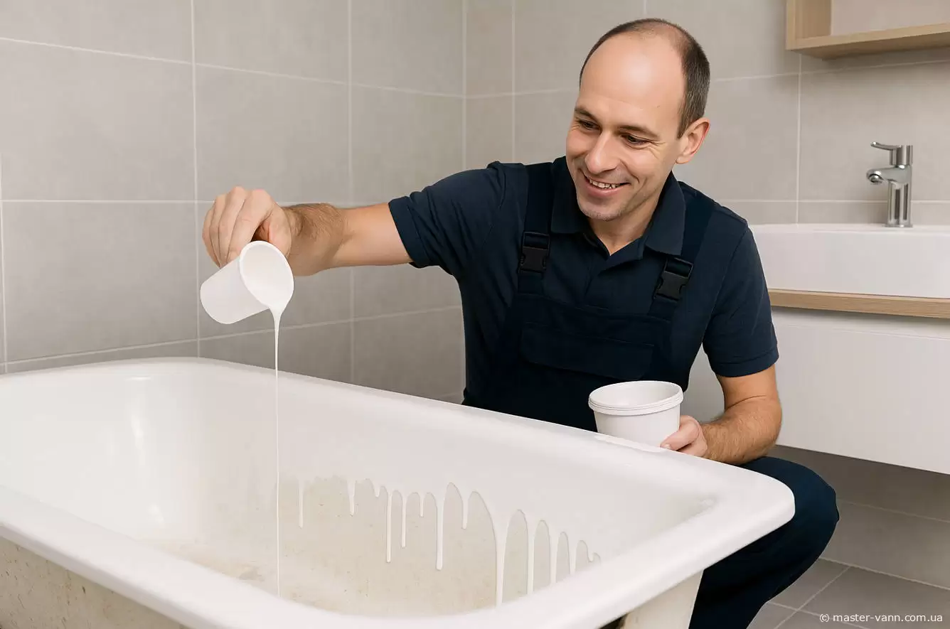 Реставрація ванн рідким акрилом